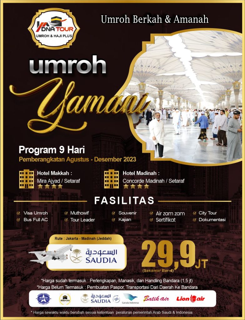 Biro travel umroh wonosobo paket umroh yamani